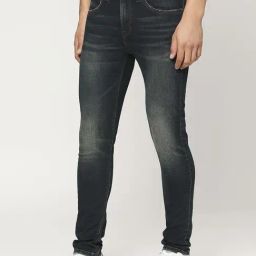 Pepe Jeans Dark Indigo Blue Skinny Fit Jeans-image-79