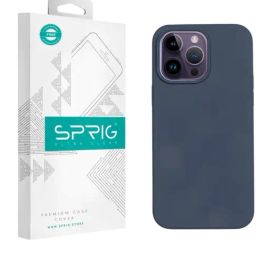 Sprig Liquid Silicone Back Cover for APPLE iPhone 14 Pro Max (Blue)-image-87