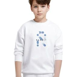 Rare Ones Boys White Cotton Printed Sweatshirt-image-16