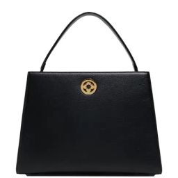 ALDO Black Solid Medium Satchel Handbag-27
