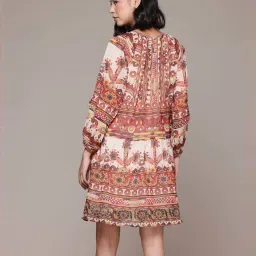 Aarke Ritu Kumar Ecru Tanishqa Short Dress With Camisole image 2