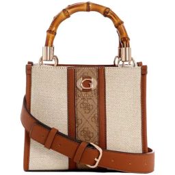 GUESS Brown Textured Tote-29