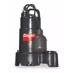 Dayton 1/3 hp Submersible Sump Pump 30 ft Maximum Head, 3BB76-image-86