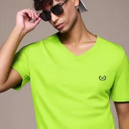 Moda Rapido V-Neck Short Sleeves T-shirt-picture-18