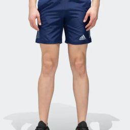 Adidas Blue Regular Fit Striped Sports Shorts-picture-24