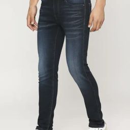 Pepe Jeans Dark Indigo Blue Slim Fit Jeans-image-78