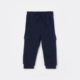 Juniors by Lifestyle Boys Navy Cotton TEXTURED Joggers-picture-12