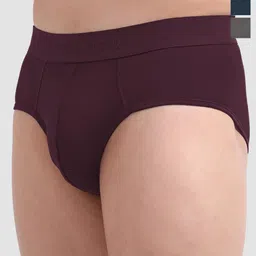 FREECULTR Men Pack Of 3 Anti Bacterial Micromodal Basic Briefs FC-CX-B-SPB-MG-PW_S-image-102