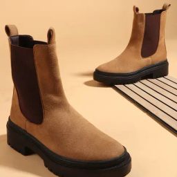 Carlton London Women's Tan Chelsea Boots-image-84
