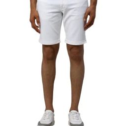 Raymond White Slim Fit Shorts-picture-4