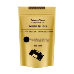 Dubaria Toner Powder Black 100 gm Pack for Ricoh Printers Series-16