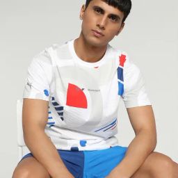 Puma BMW M Motorsport White Cotton Regular Fit Printed Sports T-Shirt-image-87