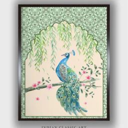 Indian Classic Art Multicolor Canvas Abstract Wall Art-picture-30