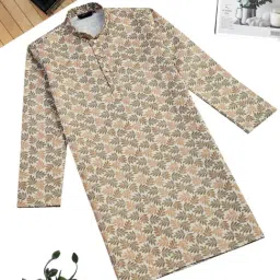 Sanwara Boys Brown Cotton Printed Kurta-picture-25