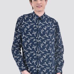 Numero Uno Men Floral Print Slim Shirt-image-26