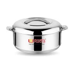 Rudra Silver Stainless Steel Casserole 10 L-image-50