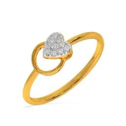 Kisna Diamond & Gold Jewellery Olivia 14k (585) Diamond & Gold Ring For Women-picture-43
