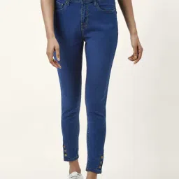 People by Pantaloons Blue Mid Rise Jeans-picture-33