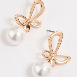 DIVASTRI Gold Plated Contemporary Drop Earrings-image-5