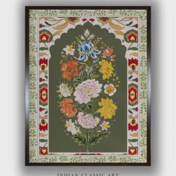 Indian Classic Art Multicolor Canvas Abstract Wall Art-image-31