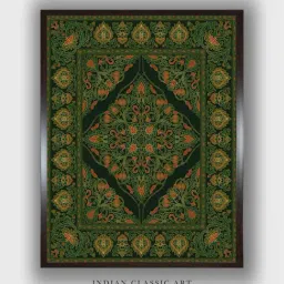 Indian Classic Art Multicolor Canvas Abstract Wall Art-image-92