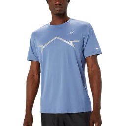 Asics Light Blue Regular Fit Printed Sports T-Shirt-image-40