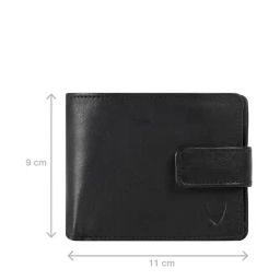 Hidesign Ecom Black Casual Leather Bi-Fold Wallet for Men-image-88