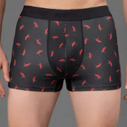 Red Tape Black Printed Trunks-picture-15