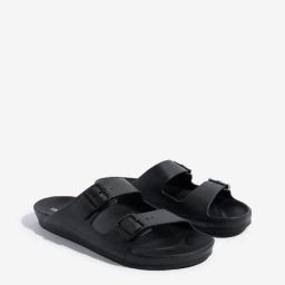 SOLEPLAY by Westside Black Dual-Strap Slip-On Sandals-26