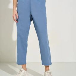 Honey By Pantaloons Blue Cotton Regular Fit Trousers-image-62