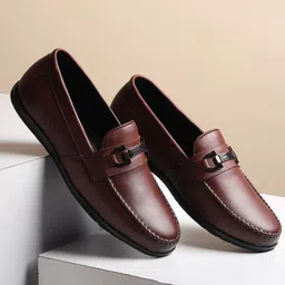 Hayes London Men Slip-On Leather Formal Loafers-picture-4