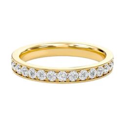 SHINE ETERNAL Lab Grown Diamond 14k (585) Yellow Gold Ring for Women-picture-26