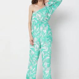 Vero Moda Blue Printed Jumpsuit-16