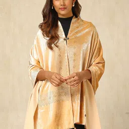 Soch Women Floral Woven Design Velvet Shawl-image-82