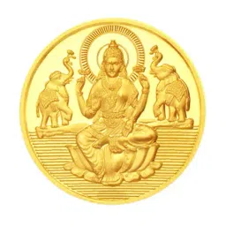 Sri Jagdamba Pearls Goddess Lakshmi 24k (999) 4gm Gold Coin-image-50