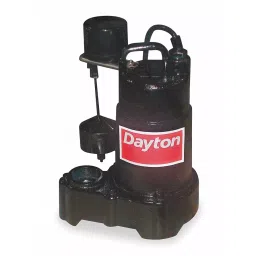 Dayton 1/3 hp Submersible Sump Pump 30 ft Maximum Head, 3BB70-image-91