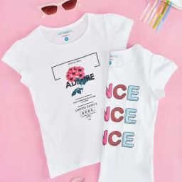 Pantaloons Junior White Cotton Printed T-Shirts-image-88