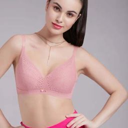 Wacoal Pink Lace Work T-Shirt Bra-33