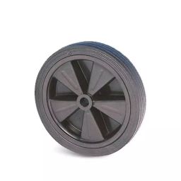 Guitel Hervieu Black Rubber Quiet Operation Trolley Wheel 120 Kg, 6213012010-image-80