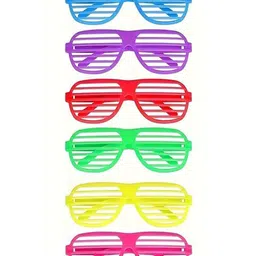 AUGEN Unisex Set of 6 Party Sunglasses-14