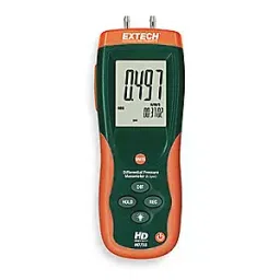 Extech Digital Manometer 0 to 13.85 In WC-6