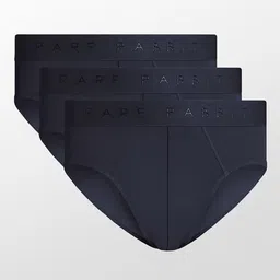 RARE RABBIT Pack Of 3 Near Primary Basic Briefs NEAR PRIMARY NAVY-picture-54