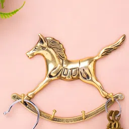 Indianshelf Yellow Horse Shaped WallHooks-47