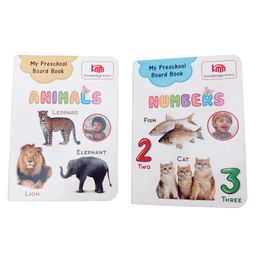 Board Books my preschool learning and ed (Pack Of 2)|Attractive Pictures,Vibrant Colours|Specially for kids-60