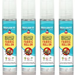 MOSAWAY Mosquito Repellent Fabric Roll On Pack of 4 (4 x 10 ml)-0