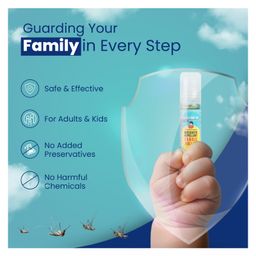 MOSAWAY Mosquito Repellent Fabric Roll On Pack of 4 (4 x 10 ml) image 3