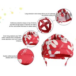 Synlark Baby Safety Helmet Adjustable Size Baby Learn to Walk - Red image 4