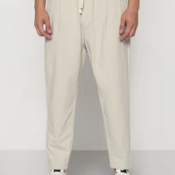 SHOWOFF Men Comfort Low-Rise Pleated Trousers-image-29