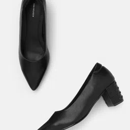 Van Heusen Solid Block Pumps-90