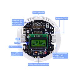 Pololu 3pi+ 32U4 OLED Robot Kit with 30:1 MP Motors (Standard Edition Kit) image 5